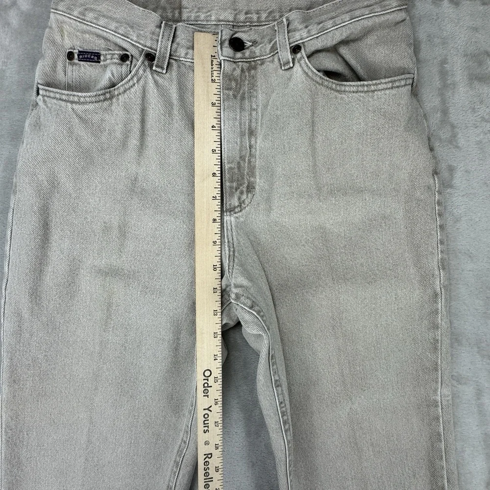 VTG‎ Riders by Lee USA Made Jeans Gray Tapered Men's 30x29 High Rise 90s Dad